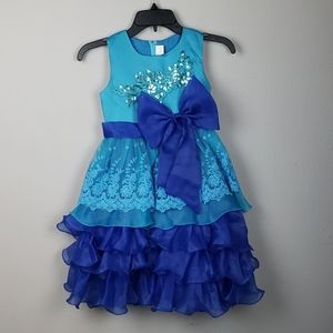 Blue and Purple Dress